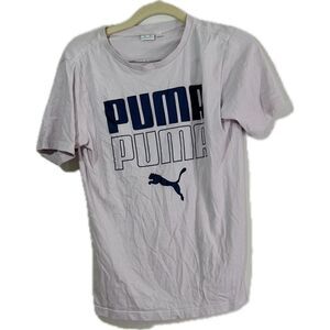 Puma kids size large, 14–16 logo, graphic, short sleeve, athletic shirt